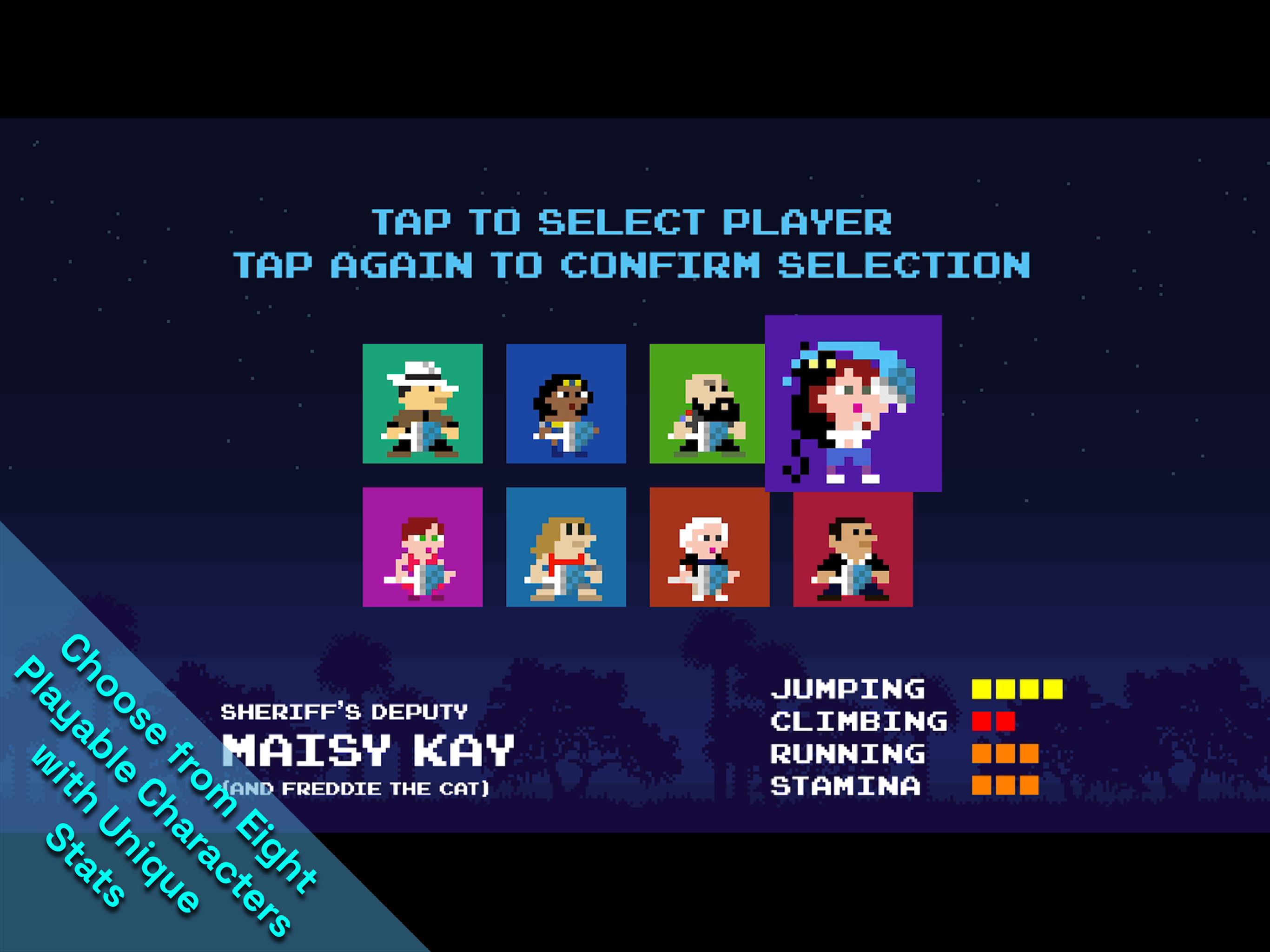 Character selection screen
