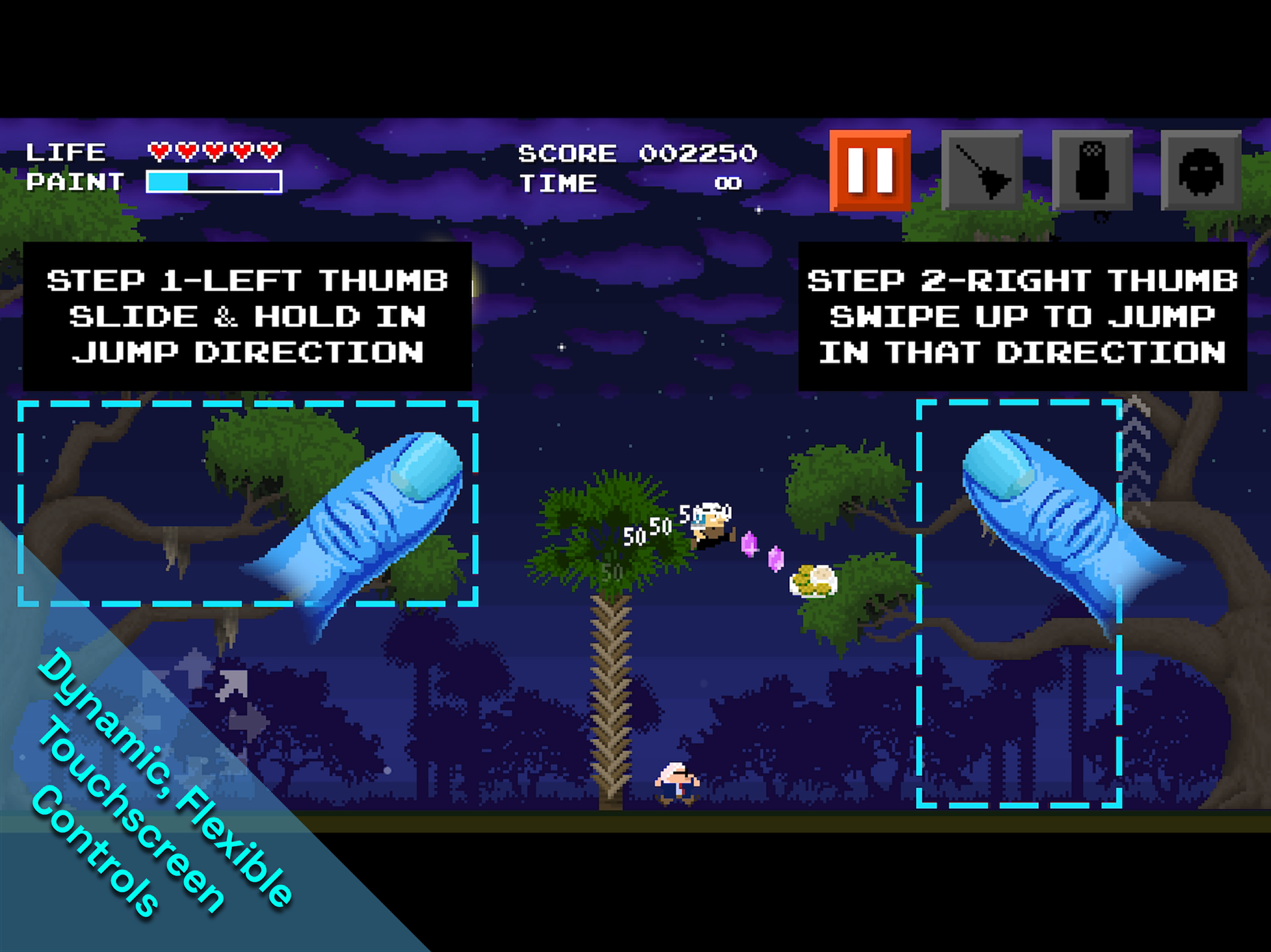 Touch controls tutorial